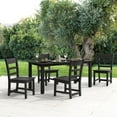 thumbnail image 7 of Dycanpo Patio Dining Chairs Set of 4, Weather Resistant Outdoor Chairs, HDPS - Black, 7 of 7