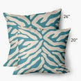thumbnail image 3 of Simply Daisy 26" x 26" Contemporary Blue, Pink, Multi-color Polyester Throw Pillow, 3 of 3