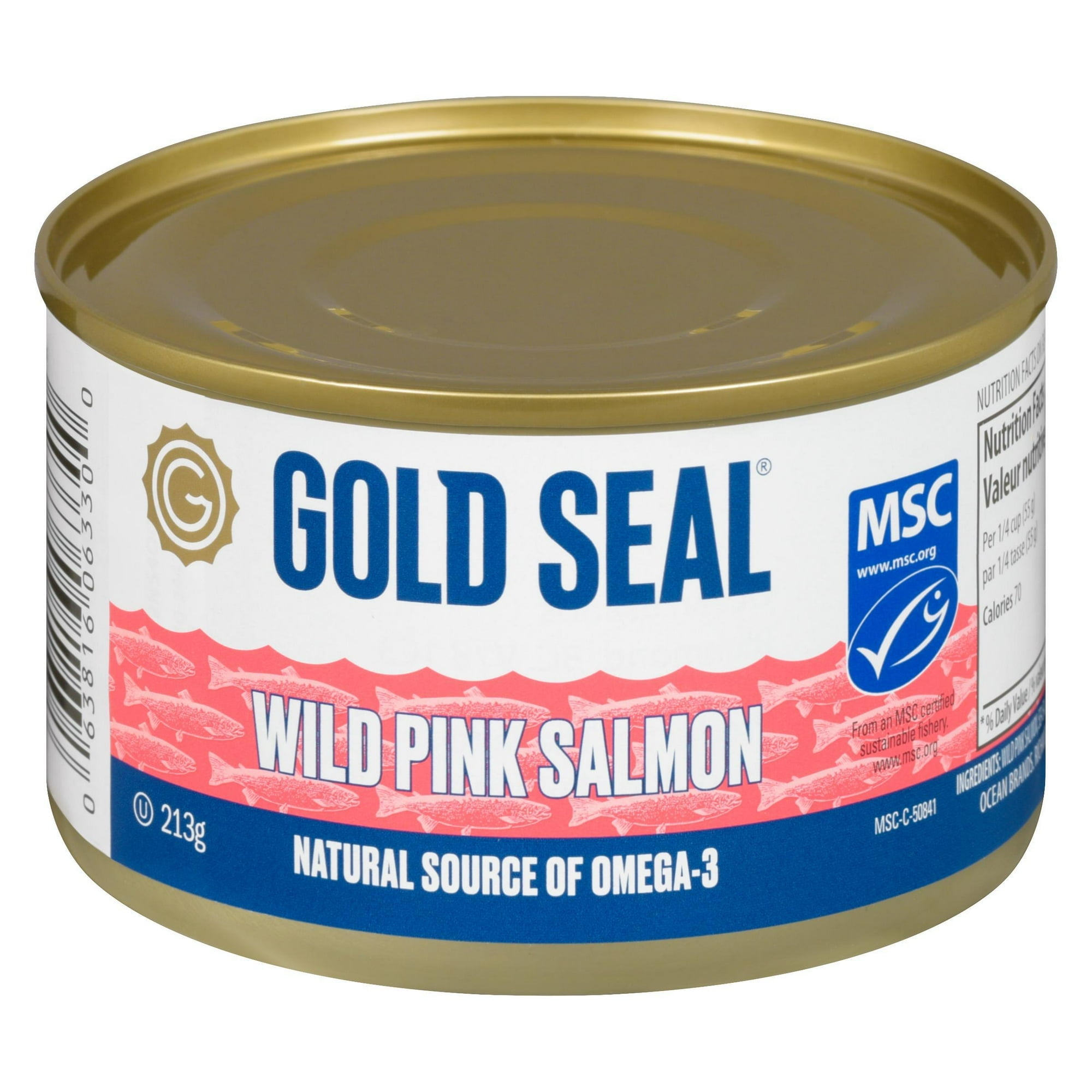 Gold Seal Wild Pink Salmon, GS PINK SALMON 213g