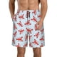 thumbnail image 1 of Balery Cartoon Lobsters 1 Traje de Baño Estilo Hawaiano para Hombre, Shorts de Secado Rápido con Bolsillos-Large, 1 of 6