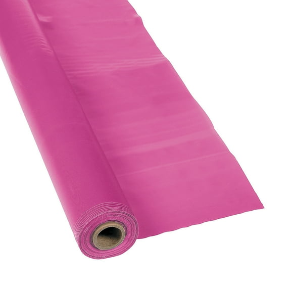 Hot Pink Tablecloth Roll (40 X 100') - Party Supplies - 1 Piece