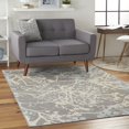 thumbnail image 4 of Nourison Jubilant 6' x 9' Grey Area Rug Contemporary Artistic Abstract by Nourison, 4 of 11