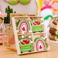 thumbnail image 4 of 12pcs Hangings Watermelon Style 4 Boxes Wooden Pendant Summer Simulation Watermelon Small Pendant, 4 of 5