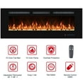 thumbnail image 4 of VINEMOUNT 60 in. Electric Fireplace Inserts, Wall Mounted with 13 Flame Colors, Thermostat,Remote & Touch Screen, 750W/1500W, 4 of 7