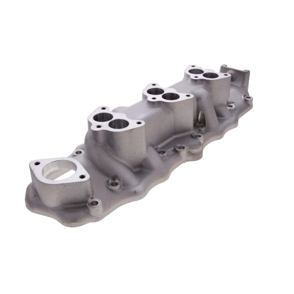 Aluminum Intake Manifold for 1949-1953 Ford Flathead Triple Deuce - Satin