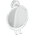 InterDesign Power Lock Suction Shaving Mirror for Shower or Bathroom