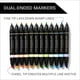 thumbnail image 2 of Marcadores Art Markers Prismacolor Premier de doble punta, 12 colores pastel, 2 of 6