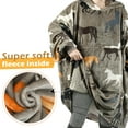 thumbnail image 4 of Catalonia Oversized Blanket Hoodie Sweatshirt, Wearable Fleece Pullover for Adult Men Women Teenagers Kids Wife Girlfriend, 4 of 7