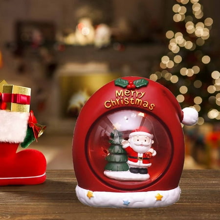

Room Decor Home Decor Santa Claus Deer Star Light Hat Gift Small Night Lamp Bedside Atmosphere Decorative Light Gift Decoration on Clearance
