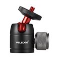 thumbnail image 2 of VELEDGE Mini Tripod Ball Head Adapter Ballhead Alumimun Alloy 360, 2 of 8