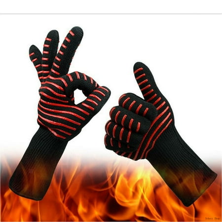

Heavy Du Oven Mitts Microwave Stove Gloves Hands Finrs Mitten otectors