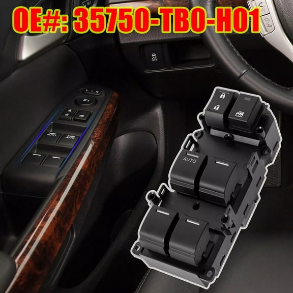 Driver Side Power Master Window Door Control Switch For 2008-2012 Honda Accord