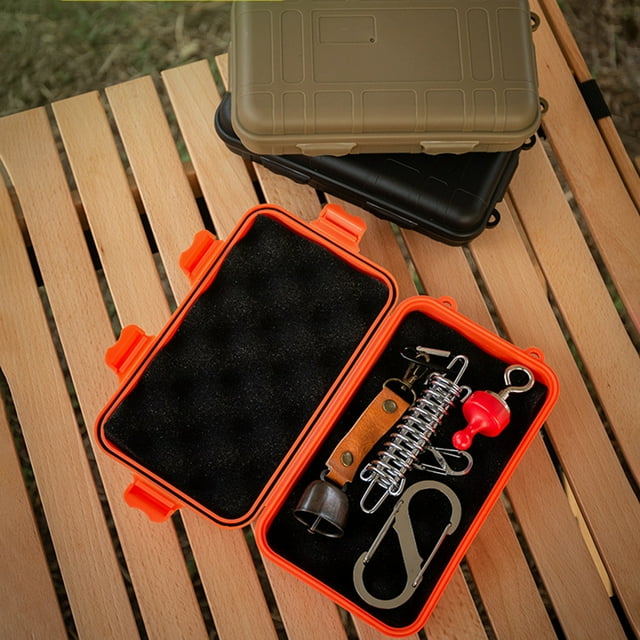 LJNYFDC Storage Case Outdoor Waterproof Airtight Shockproof Storage Box Large Capacity Compact Size Portable Survival Container Carry Box