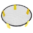 thumbnail image 4 of Equipo de asistencia de entrenamiento para juego de voleibol de PVC para playa con pelota de voleibol (amarillo), 4 of 10