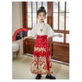 thumbnail image 4 of Afdoent Cute Outfits For Girls Dress For Girls Horse Face Skirt Classical Style Short Sleeve Ancient Fashion 4-5 Years, 4 of 5
