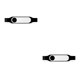 thumbnail image 4 of Monstrate Zapatero Montado en la pared Hebilla Ahorro de espacio Zapatillas Estante de almacenamiento sin perforaciones Moderno para la organización Negro 2piezas Monstrate CBP188713, 4 of 5