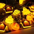 thumbnail image 4 of Home Halloween Decorations Skull Light String Luminous Horror Props Pendant Pendant Bar Scene Layout String Of Pumpkin Lights Home Essentials, 4 of 7