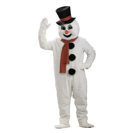 Adult Snowman Mascot Costume