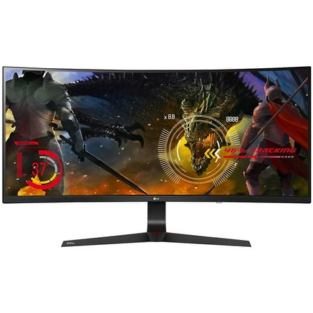 Photo 1 of LG 34" Class 21:9 UltraWide Full HD IPS Curved LED Gaming Monitor with G-SYNC