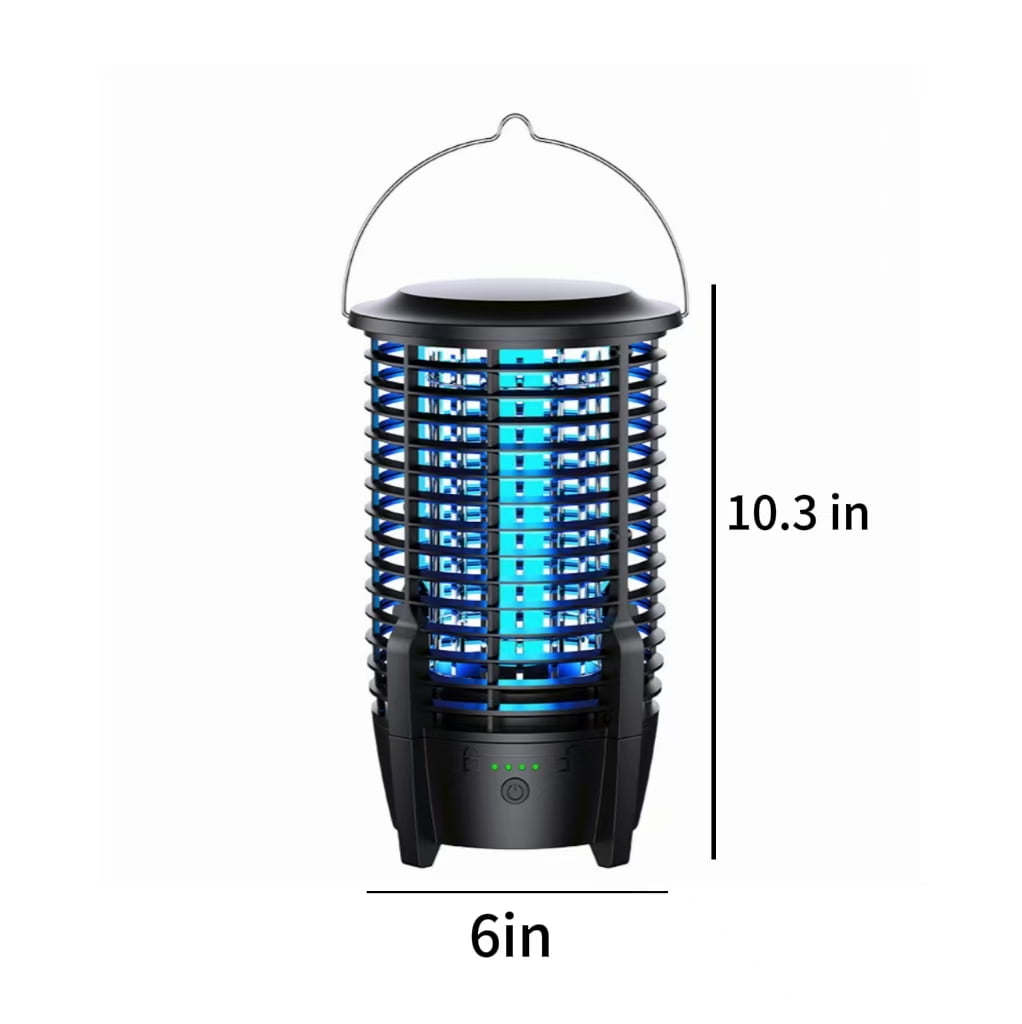 Electric Insect Killer, Mosquito Killer with LED Light, Electric Shock Insect Lamp, Mosquito Effective IPX4 Waterproof Fly Trap, Mosquito Protection for Kitchen, Living Room and Children's