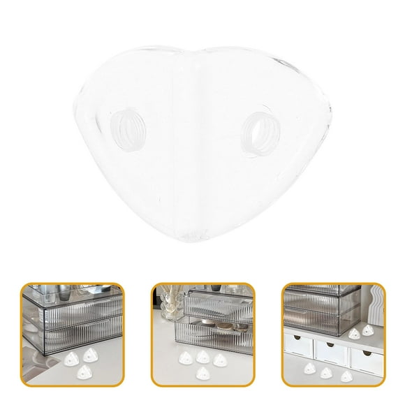 OULII Lot de 10 Supports d'Angle à 90 Degrés pour Décoration Intérieure Petits Supports Étagère