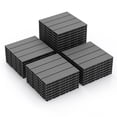 thumbnail image 1 of Gymax 36PCS Interlocking Deck Tiles 12'' x 12'' Waterproof All Weather Flooring Covering, 1 of 9