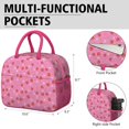 thumbnail image 6 of Lunch Bag Lunch Box for Women Reusable Insulated Lunch Bags,Water-Resistant Strawberry Pattern Cooler Lunch Tote Bag, Large Capacity for Work Travel Picnic, 6 of 6