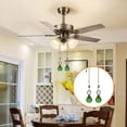 thumbnail image 4 of Minnieouse Bola colgante cristal colgante Sun Catcher balcón decoración moda DIY interior atmósferas decoración Casual fiesta reutilizable Ropa, zapatos y accesorios Miscelánea Verde Minnieouse AP012311-01, 4 of 6