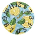 thumbnail image 5 of Lemon Mint Leaves 10 inch Wall Clocks Non Ticking Easy to Read Battery Decorative for Home Bathroom Kitchen Bedroom Living Room, 5 of 8