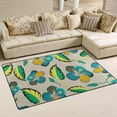 thumbnail image 2 of SKYSONIC Area Rug Carpet Tropical Hibiscus Buds Nursery Rug Floor Mat for Hardwood Floor Entrance Living Room Bedroom, 60x39 in, 2 of 6
