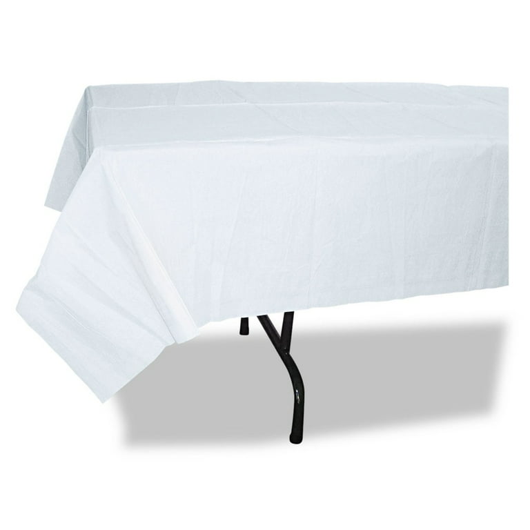Paper Table Cover, Embossed Paper with Plastic Liner, 54 Paper Table Cover, Embossed Paper with Plastic Liner, 54