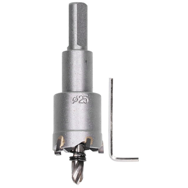 Cómo vio broca abridor carburo cortador TCT herramienta de corte de perforación para metal madera 25 mm