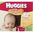 thumbnail image 2 of Huggies Little Snugglers & Little Movers, Value Pack, Size 1, 120 Count, 2 of 2