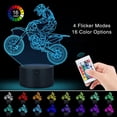thumbnail image 2 of Lámpara de motocross con luz nocturna para moto de cross, luces LED con ilusión 3D para motocicleta, decoración de habitación para niños, regalo de cumpleaños y Navidad para niños, niñas y h, 2 of 4