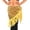Yellow, variant on QHFBli Women's Sparkly Fringed Wrap Skirt, Tie Side Sequins Tassel Scarf Waist Towel for Belly Dance Festival Rave Party
