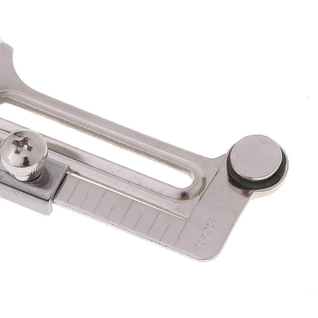 ziyahi Silver Iron Sewing Machine Single Fold Tape Binder Binding Attachment Size 4
