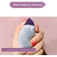 thumbnail image 4 of Makeup Foundation Set Sponge Cosmetic Puff Beauty Egg Blending Foundation Smooth Sponge Water Drop Shape Make Up Tool Contains 8 Makeup Eggs,Grape Purple, 4 of 5