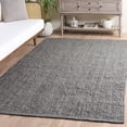thumbnail image 3 of Safavieh Natural Fiber Delmar Solid Area Rug, Light Gray, 5' x 5' Square, 3 of 13