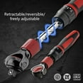 YIEMEEN 3/8inch Drive Socket Ratchet Extendable Handle Wrench Quick ...