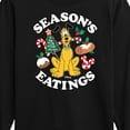 thumbnail image 3 of Disney - Pluto Seasons Eatings Christmas - Toddler & Youth Long Sleeve Graphic T-Shirt, 3 of 5