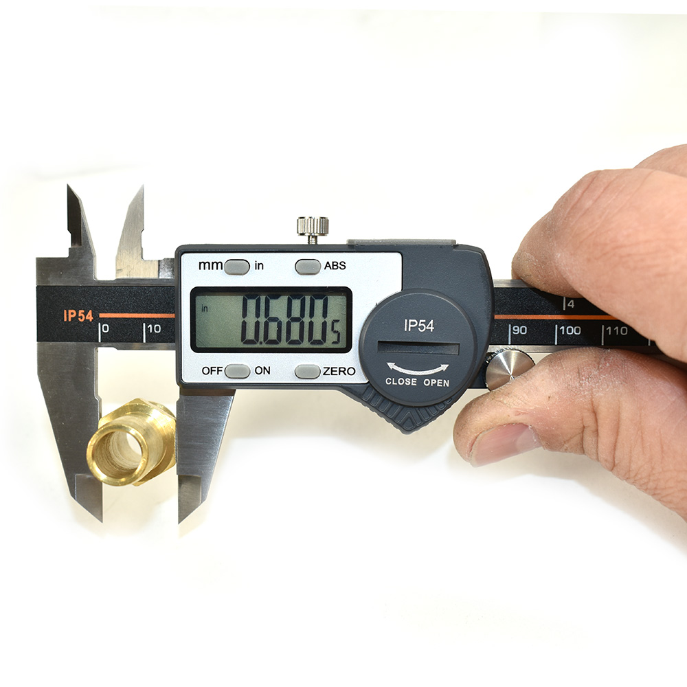 Big Horn 19202Q 0-6 Inch/150mm Stainless Steel Digital Caliper- IP54 Waterproof with LCD Screen