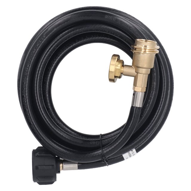 12ft Fuel Gas Extension Hose, Grill Extension Hose Portable Safe 350 PSI Convenient for Heater