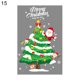 thumbnail image 2 of Gwong Decoración hogareña Árbol de Navidad Santa Snowflake Elk Wall Window Etiqueta Etiqueta decoración de la fiesta de Navidad Gwong 21029212, 2 of 7