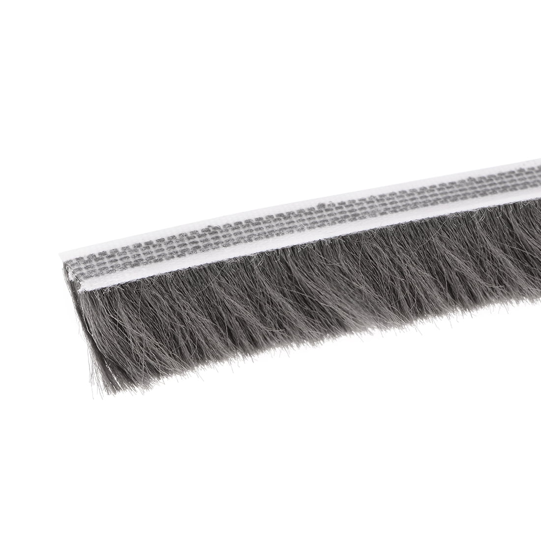 Uxcell Brush Weather Stripping Adhesive Felt Door Seal Strip 394Inch L x0.9Inch W Gray