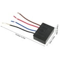 thumbnail image 2 of Phenofice Desk Lamp Touch Module Touch Lamp Replacement Parts Plastic 1 Set for DIY Repair, 2 of 7
