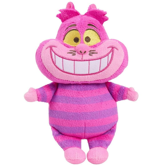 Disney Junior Alice’s Wonderland Bakery Small Plush 8 Inch Cheshire Cat, Stuffed Animal, Cat, Pink
