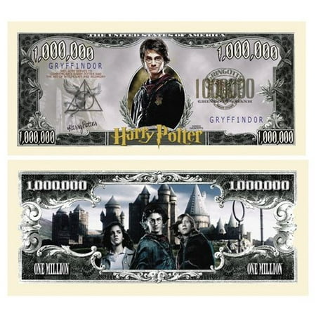 Million Dollar Currency (Harry Potter Million Dollar Bill Collectible in Currency Holder, This Special Edition Collectible Dollar Bill CERTIFICATE SERVES TO RECOGNIZE THE.., By American Art)