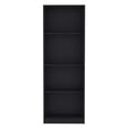 thumbnail image 4 of Xukmct 4 Shelves Bookshelf Bookcase Book Storage Stand Rack for Home, Office, Black, 4 of 8