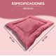 thumbnail image 4 of Cama Para Perro Q Perrón Raza Mediana Color Rosa, 4 of 7
