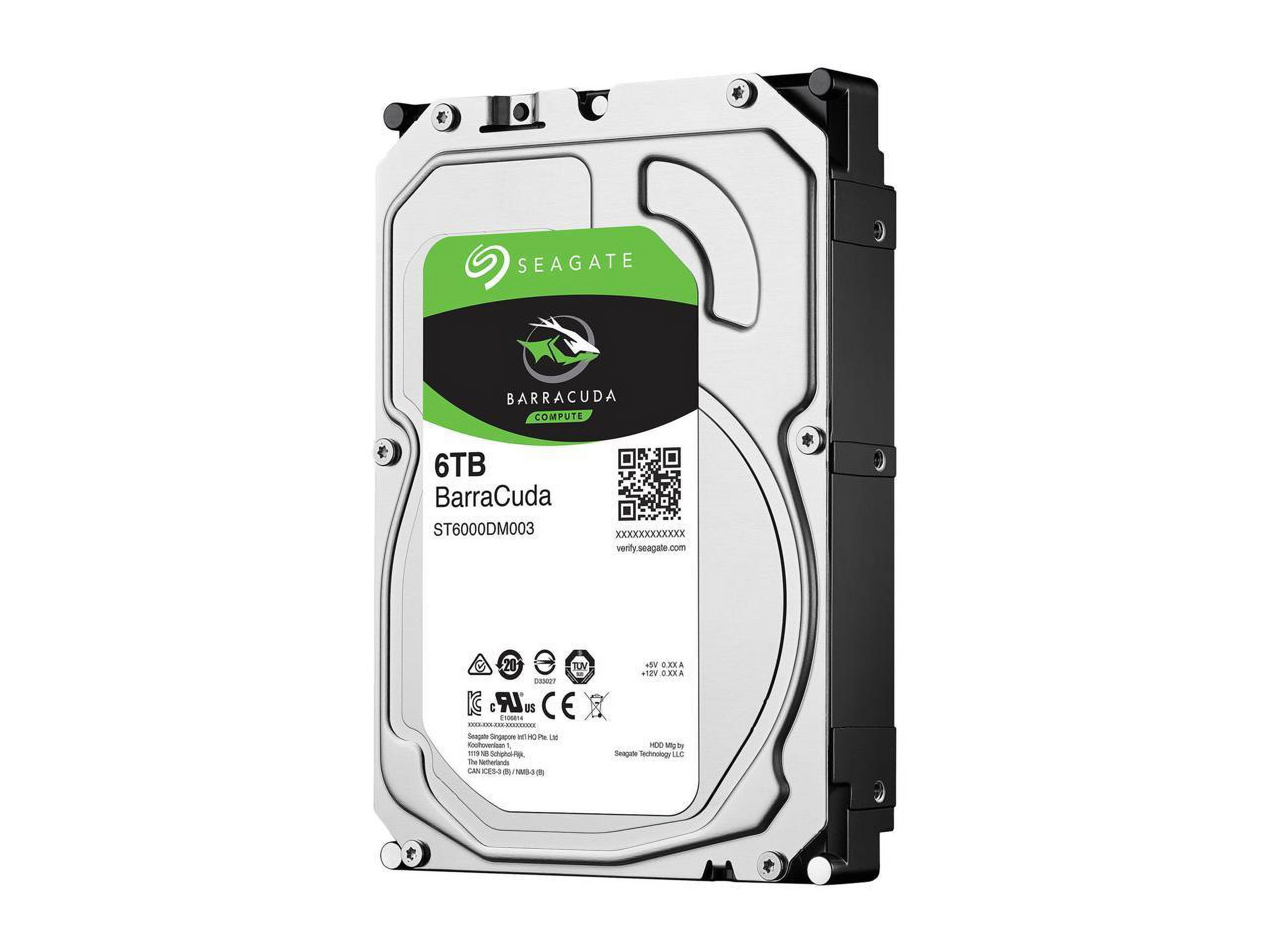 内蔵型ハードディスクドライブ 6TB HDD 3.5 ST6000VN0033 SATA600 7200 Amazon | Seagate BarraCuda 3.5